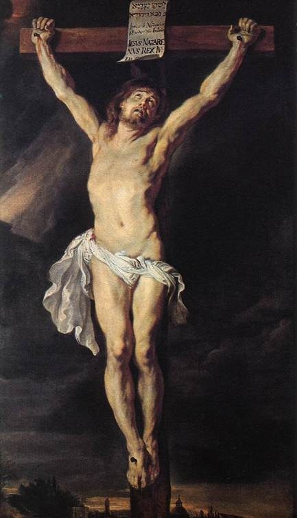 433x754 Christ On The Cross - Christ On The Cross Painting