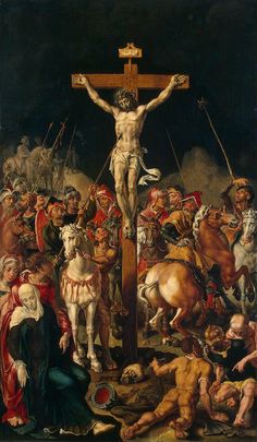 236x405 83 Best The Crucifixion Of Jesus Christ In Art Images - Christ On The Cross Painting