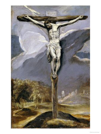 338x450 Jesus On The Cross - Christ On The Cross Painting