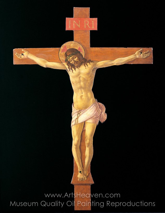 633x820 Reproduction Painting Sandro Botticelli Christ On The Cross, Hand - Christ On The Cross Painting