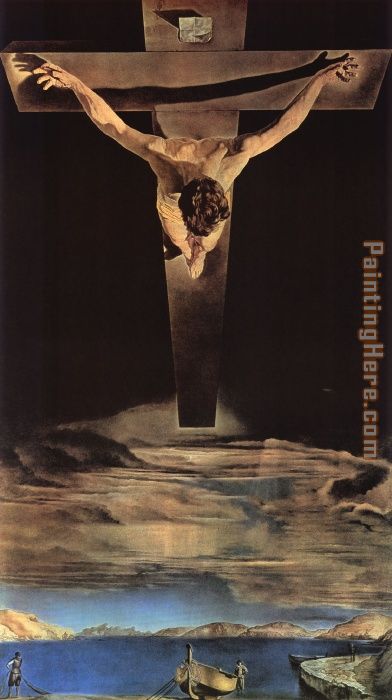 392x700 Salvador Dali Christ Of Saint John Of The Cross Painting Anysize - Christ On The Cross Painting