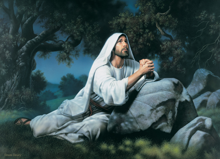 Christ Praying In The Garden Of Gethsemane Painting At PaintingValley ...