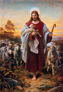 220x324 Good Shepherd Sunday - Christ The Good Shepherd Painting