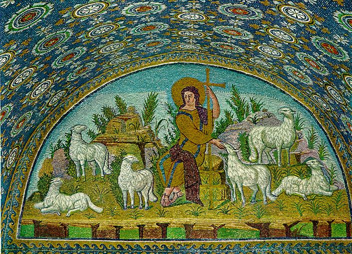 705x509 Christ As The Good Shepherd - Christ The Good Shepherd Painting