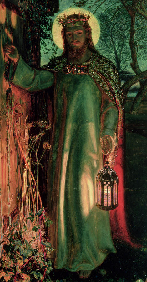 470x900 The Light Of The World Painting By William Holman Hunt - Christ The Light Of The World Painting