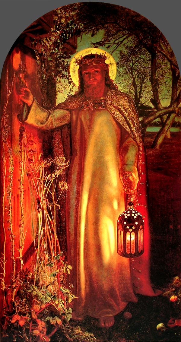 600x1134 The Contrast Of Light In Paint Painting And Artists - Christ The Light Of The World Painting