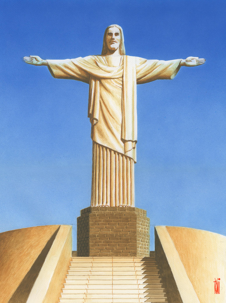 775x1038 Christ The Redeemer By Toniart57 - Christ The Redeemer Painting