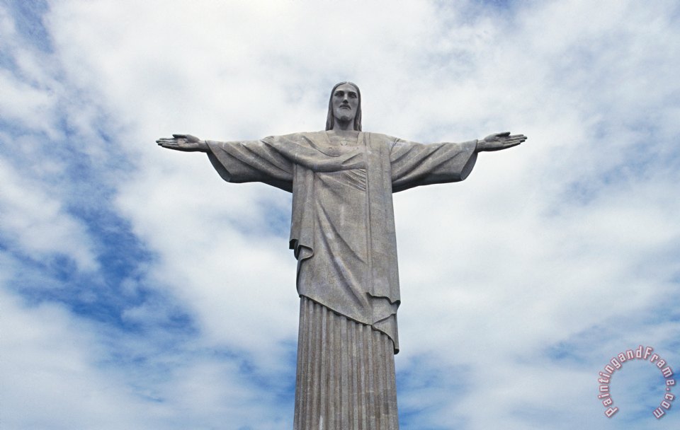 960x608 Paul Landowski Christ The Redeemer Painting - Christ The Redeemer Painting