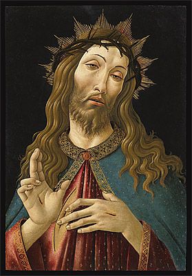 279x400 Sandro Botticelli Christ The Redeemer Redentore - Christ The Redeemer Painting