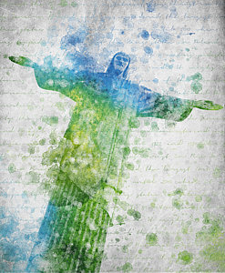 247x300 Christ The Redeemer Art Fine Art America - Christ The Redeemer Painting