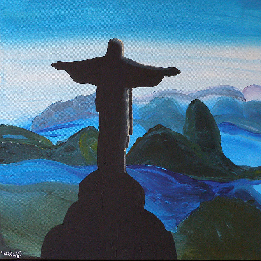 900x900 Christ The Redeemer Painting Christ Redeemer Paintingjennifer - Christ The Redeemer Painting