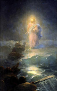188x300 Perfect Oil Painting Ivan Constantinovich Aivazovsky Christ - Christ Walking On Water Painting