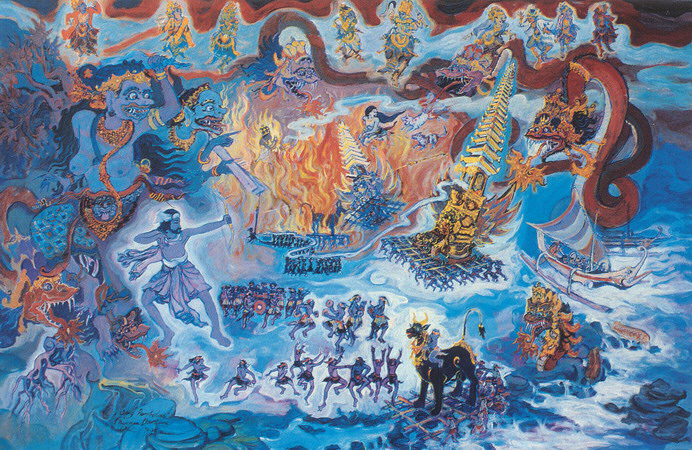 692x450 Balinese - Christian Artists Painting