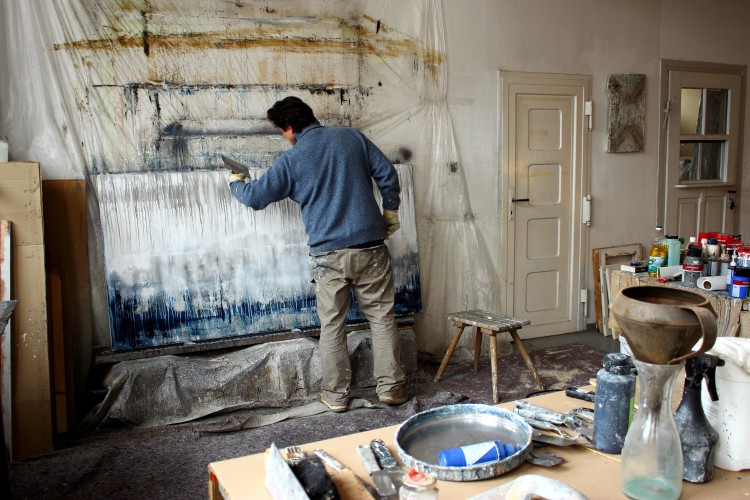 750x500 Get To Know Saatchi Art Artist Christian Hetzel Canvas A Blog - Christian Artists Painting