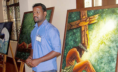 465x282 Artists Paint On Christian Themes - Christian Artists Painting