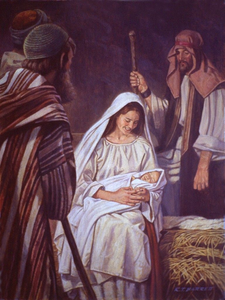 769x1024 The Holy Family - Christian Christmas Painting