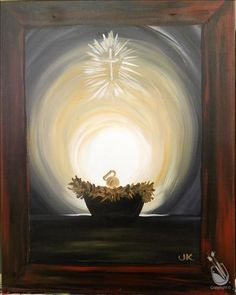 236x295 Christian Christmas Paintings - Christian Christmas Painting