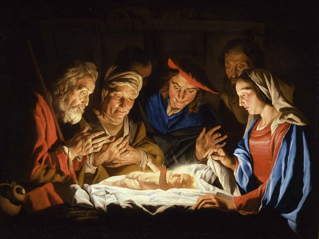 640x480 Christian - Christian Christmas Painting