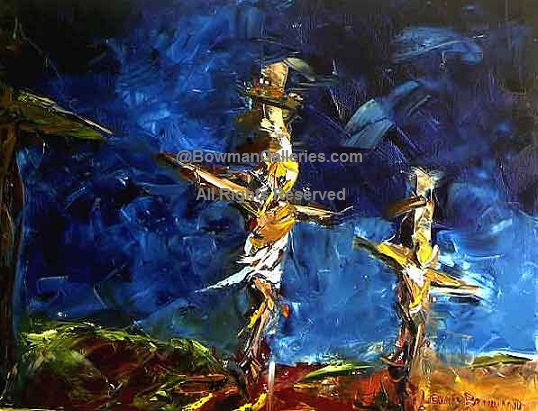 538x411 Cross Bowman Galleries - Christian Cross Painting