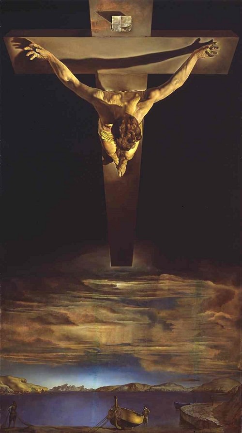 500x892 Christ Of Saint John Of The Cross, 1951 By Salvador Dali - Christian Cross Painting