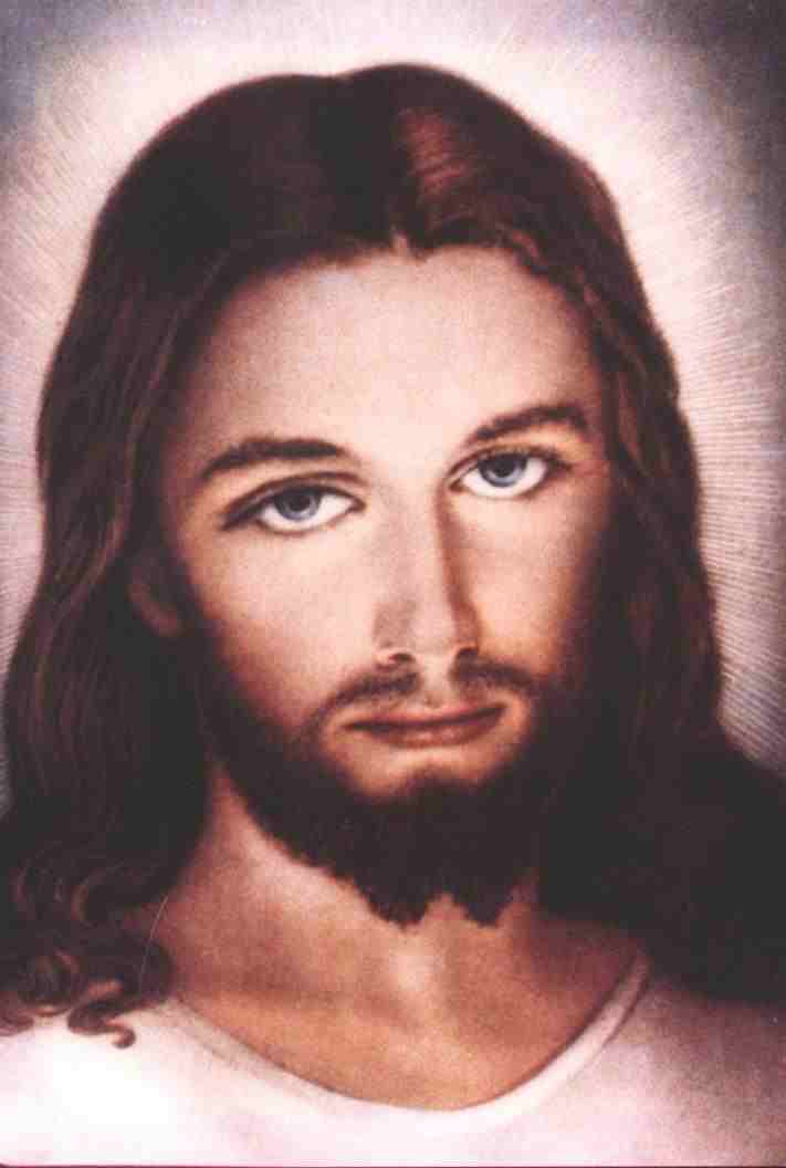 711x1056 Jesus Painted Face Jesus Christ Picture - Christian Face Painting