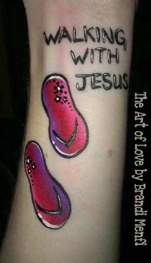 295x512 Religious Face Painting Nice To Try Face Painting - Christian Face Painting