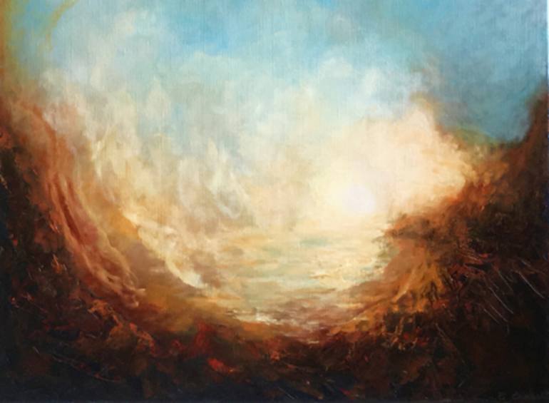 770x565 Saatchi Art To The Sun Painting By Carrette Christian - Christian Painting