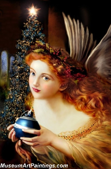 364x550 Christmas Angel Painting - Christmas Angel Painting
