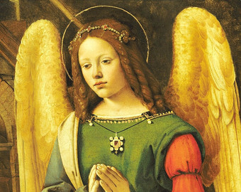 Christmas Angel Painting at PaintingValley.com | Explore collection of ...