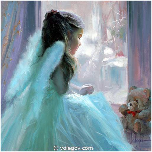 514x512 Christmas Angel, Painting, - Christmas Angel Painting