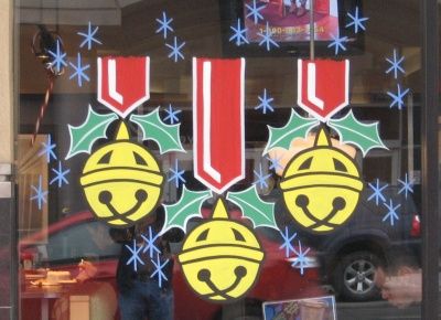 400x290 Christmas Windowsthree Jingle Bells - Christmas Bells Painting