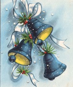 236x280 215 Best Christmas Bells Images On Vintage Christmas - Christmas Bells Painting