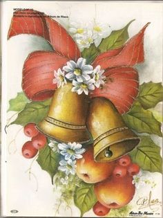 236x315 Christmas Bells Clipart Christmas Vintage - Christmas Bells Painting
