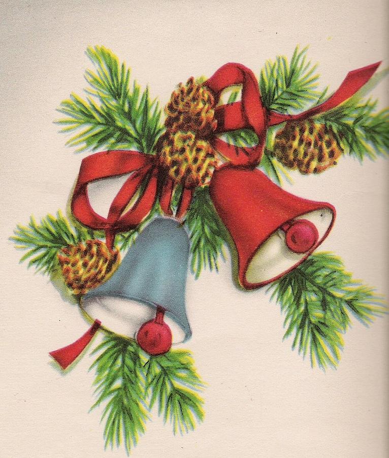 766x900 Christmas Illustration 125 - Christmas Bells Painting