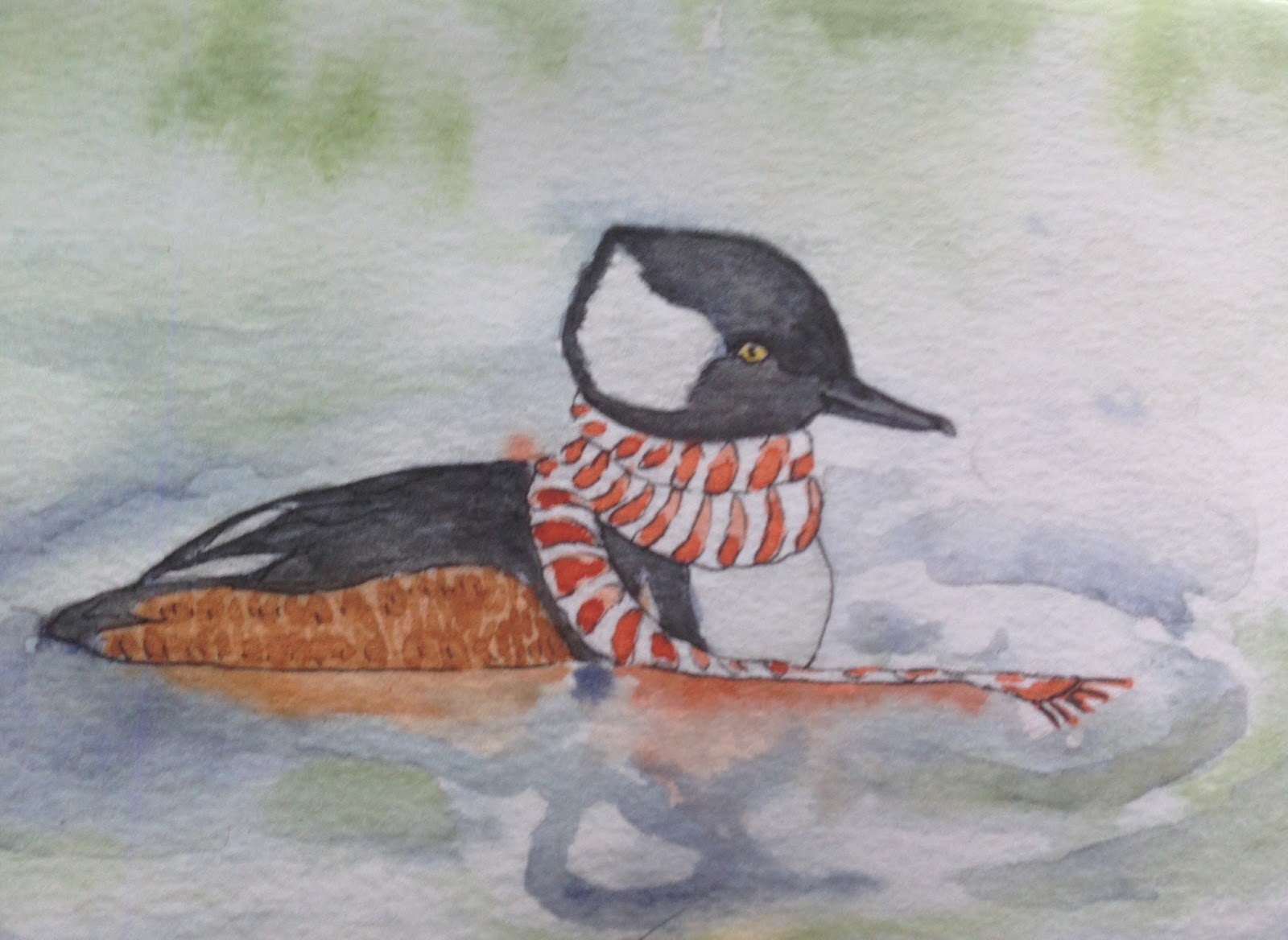 1600x1168 Christmas Bird Count For Kids In Delta! - Christmas Bird Painting