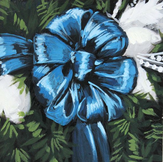 570x565 56 Best Christmas Wreaths Images On Christmas Swags - Christmas Bow Painting