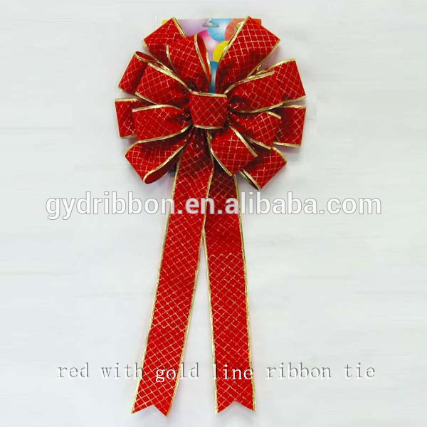 600x600 Make Fabric Ribbon Bow Velvet Ribbon Bow Mesh Ribbon Curly Bow - Christmas Bow Painting