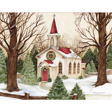 450x450 Lang Boxed Christmas Cards - Christmas Church Painting