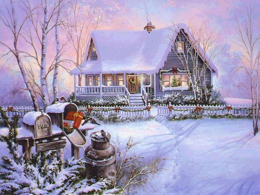 1024x768 This Christmas Day - Christmas Day Painting