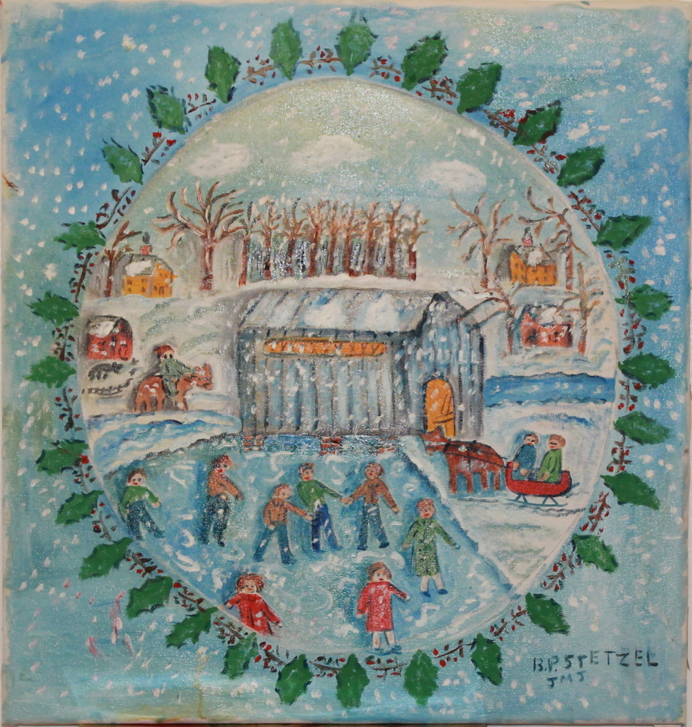 1000x1050 Christmas Day - Christmas Day Painting