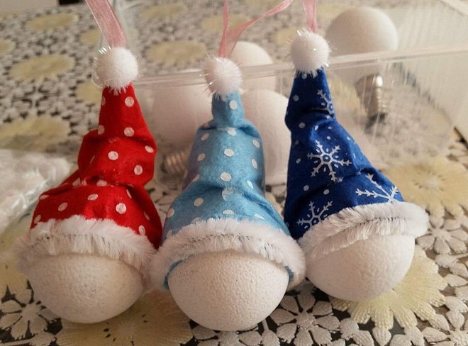 660x488 30 Easy Diy Christmas Ornaments Made From Light Bulbs - Christmas Decorations Painting