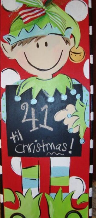 Christmas Elf Painting