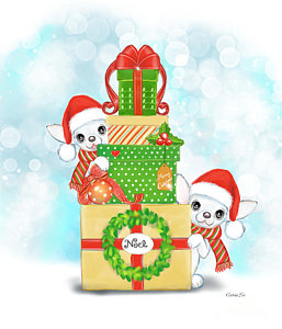 257x300 Christmas Elf Paintings - Christmas Elf Painting