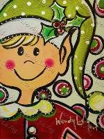 150x200 67 Best Sip - Christmas Elf Painting