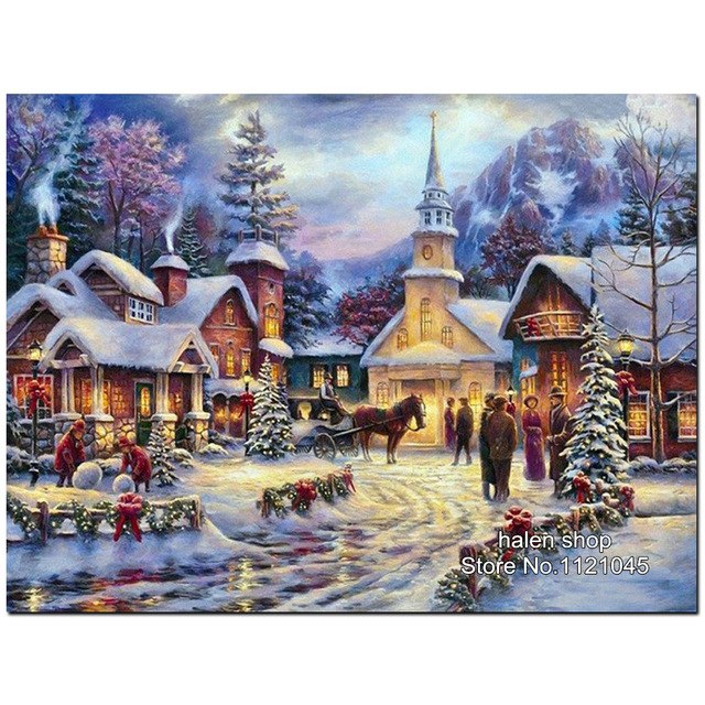 Christmas Painting For Kids at PaintingValley.com | Explore collection ...