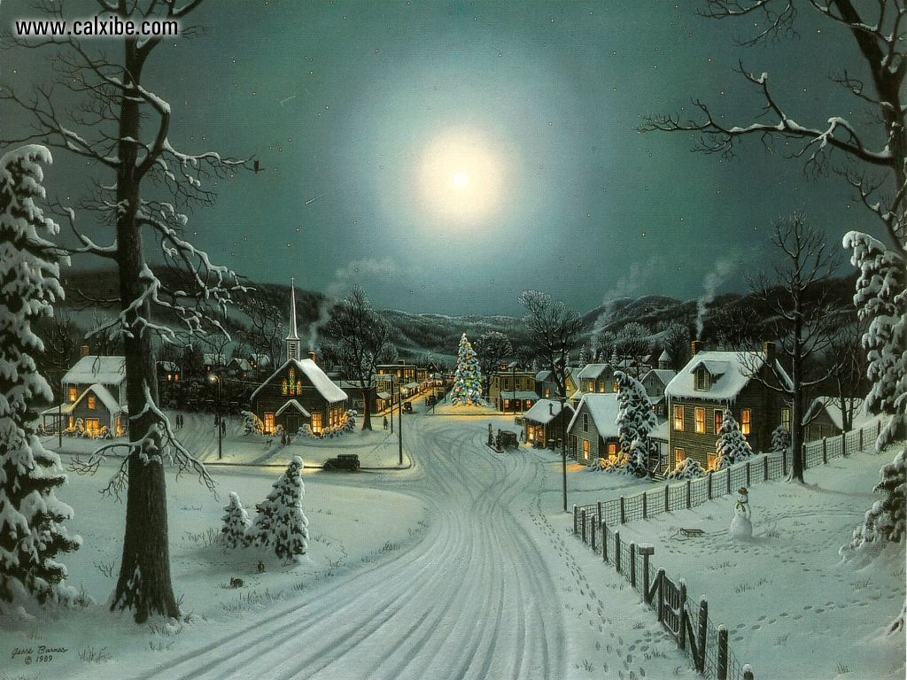 1024x768 Drawing Amp Painting Christmas Eve Card, Picture Nr. 13738 - Christmas Eve Painting