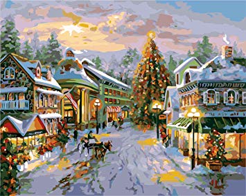 Christmas Eve Painting at PaintingValley.com | Explore collection of ...