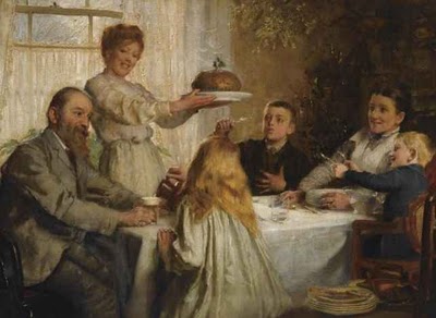 400x292 Family Meal Time Educators At Home - Christmas Family Painting