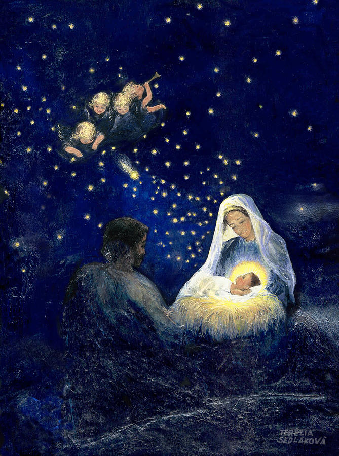 669x900 Holy Family - Christmas Family Painting