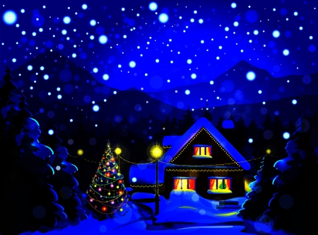 450x332 Christmas Lights - Christmas Lights Painting